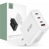 Nabíječka Tech-Protect TECH-PROTECT NC100W-GAN 4-PORTOVÁ SÍŤOVÁ NABÍJEČKA PD100W/QC3.0 BÍLÁ