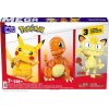 Pokémon Mega Construx Kanto Region Trio Pikachu a Charmander a Meowth