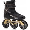 Fila Kolečkové brusle Houdini Pro Black/Gold (Velikost eur: 43, Velikost výrobce: 9.0, Počet koleček: 3x, Velikost koleček: 110mm)