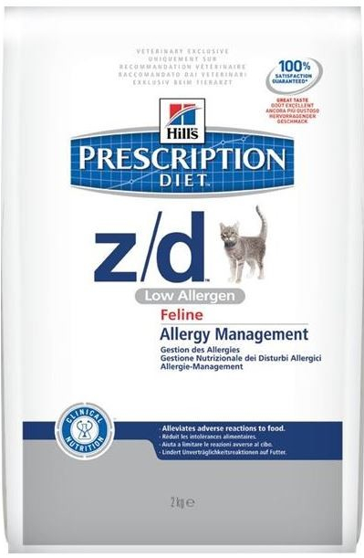 Hill\'s Prescription Diet Feline z/d Low Allergen 2 kg
