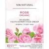 Omladzujúci pleťový krém s bio ružou Via natural 50ml