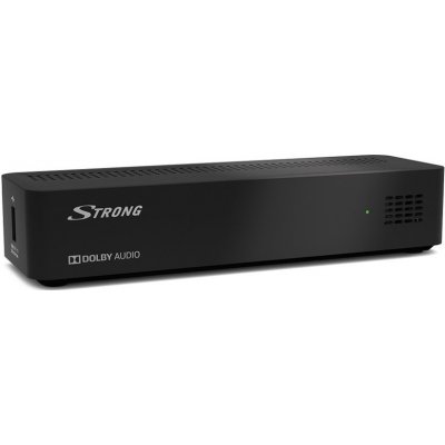 STRONG DVB-T/T2 set-top-box SRT 8213/ bez displeje/ Full HD/ H.265/HEVC/ PVR/ EPG/ USB/ HDMI/ LAN/ SCART/ černý SRT8213