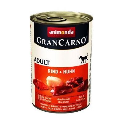 GranCarno Hovädzie/kuracie mäso pre dospelých 400 g