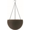 Keter Hanging Sphere Planter kvetináč závesný 35 x 35 x 22 cm 230502 mocha