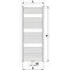 Kúpeľňový radiátor Korado Koralux Linear Classic - M 1500x600 mm 750 W
