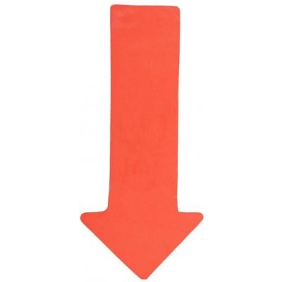 Merco Arrow značka na podlahu 33 x 15 cm oranžová