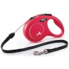 Flexi New Classic lanko S 8 m max. 12 kg červené