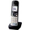 Telefón pre pevnú linku Panasonic KX-TGA681FXB Black, prídavná rúčka (KX-TGA681FXB)