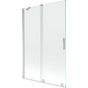 Mexen Velar, 2-krídlová posuvná vaňová zástena 120 x 150 cm, 8mm číre sklo, chrómový profil, 896-120-000-01-01