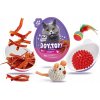 JOY TOY Pochúťka pre mačku s príchuťou KAČICE 20 g + hračka s prekvapením, 1 s