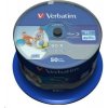 VERBATIM BD-R SL Datalife (50-pack)Blu-Ray/Spindle/6x/25GB Wide Printable
