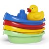 Teddies Lodička 4 ks + kačenka plast/guma 13 cm v sáčku