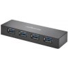 USB Hub KENSINGTON USB 3.0/4x USB 3.0 + nabíjanie (K39122EU) čierny