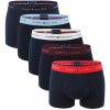 TOMMY HILFIGER - boxerky 5PACK eco friendly signature cotton essentials dark / color pulse waist-L (89-100 cm)