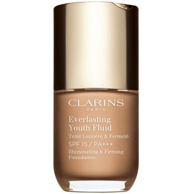 Clarins Everlasting Youth Fluid rozjasňujúci make-up SPF 15 odtieň 108.5 Cashew 30 ml