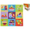 Pěnový koberec doprava 9 dílů, 30x30x1 cm