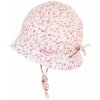 STERNTALER Klobúk organická bavlna v ružovej farbe s kvetinovou potlačou pink dievča-51 cm-18-24 m