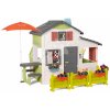Domček s plotom a slnečníkom Friends House Life Smoby rozšíriteľný