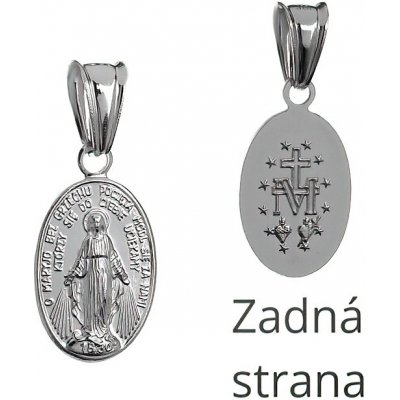 Argento Strieborný prívesok Zázračná medaila Panny Márie 84404