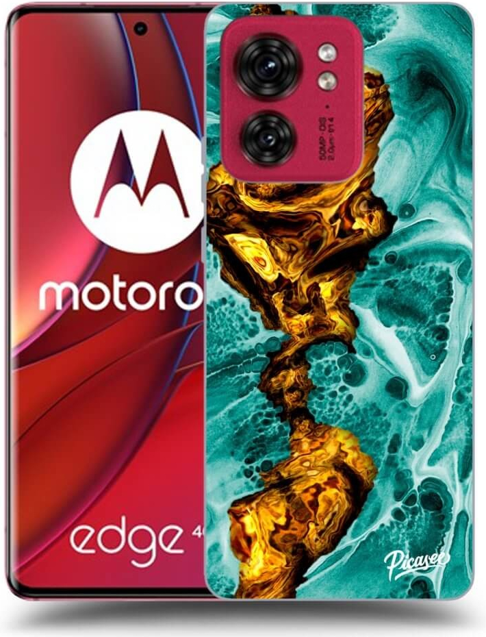 Picasee silikónové Motorola Edge 40 - Goldsky čierne