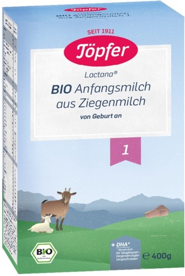 Töpfer Lactana Bio kozie od narodenia 400 g od 9,52 € - Heureka.sk