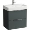 Skrinka pod umývadlo Laufen BASE 57x36x53 cm sivá H4022121102661
