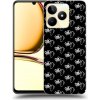 Picasee silikónový čierny obal pre Realme C53 - Separ - White On Black