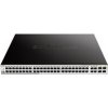 D-Link DGS-1210-52MP 52-portový gigabitový Smart+ PoE switch, 48x GbE PoE+, 4x RJ45/SFP, PoE 370W