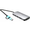 i-Tec USB 3.0/USB-C/TB3 3x Display Metal Nano Dock with LAN, PD 100W CANANOTDOCKPD