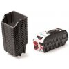 Prosperplast Set úložných boxů 16ks Bineer Short Set 234x77x92 černý
