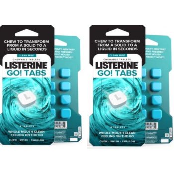 Listerine GO! žuvacie tablety 4ks