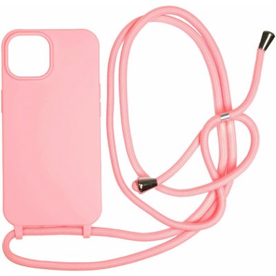 Kryt na mobil Mobile Origin Lanyard Case Pink iPhone 15 (LYC-S-PNK-15)