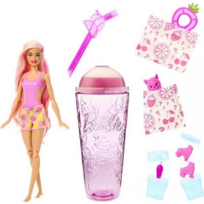 MATTEL Barbie® Pop Reveal panenka šťavnaté ovoce jahodová limonáda