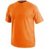 Tričko s krátkym rukávom CXS DANIEL rôzne farby - oranžová, 2XL