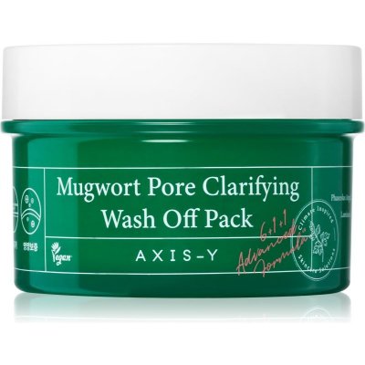 AXIS-Y 6+1+1 Advanced Formula Mugwort Pore Clarifying Wash Off Pack hĺbkovo čistiaca maska s upokojujúcim účinkom 100 ml