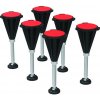 Ideal Standard Ultra Flat S Nohy k sprchovej vaničke, chróm/čierna K936467