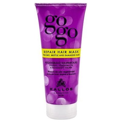 Kallos Cosmetics Gogo Repair regenerační maska pro suché, poškozené a oslabené vlasy 200 ml pro ženy