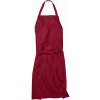 Cg Workwear Verona 90 Dlhá zástera s trakmi 00131-01 Cherry 90 x 75 cm