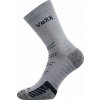 VoXX LINEA / Športové bavlnené ponožky, zosilnené chodidlo - svetlo šedá 43-46
