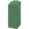 Kovona Kovový odpadkový kôš na triedený odpad, objem 100 l, zelený