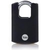 Zámok Yale Y121B/40/125/1, High Security, visiaci, čierny, 46 mm, 3 kľúče