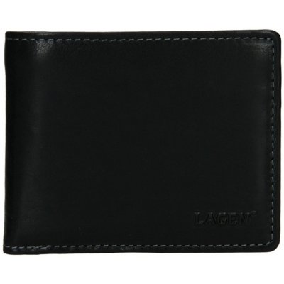 Lagen pánska kožená peňaženka W 8120 čierna