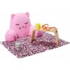 MATTEL Barbie Zvieratko s doplnkami - Mačka a piknik v posteli