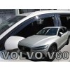 Deflektory - Protiprievanové plexi Volvo S60 5D od 2018