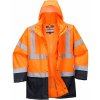 Portwest S766 ESSENTIAL Reflexná bunda 5v1 S, Fluorescenčno oranžová-Námornícka modrá