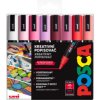 UNI Posca PC-5M Popisovač, sada 8 ks - Love/červené a ružové odtiene