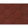 Onduline Asfaltový šindeľ Bardoline CLASSIC hexagonal, červená, 2 m2