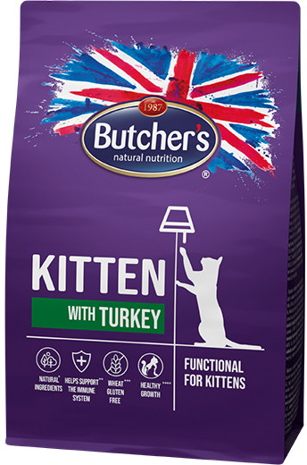 Butcher\'s Cat Pro Series Kitten s krůtou 800 g