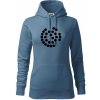 SpaceX Super Heavy Raptor 2 - Mikina dámská Cape s kapucí - L ( Denim )
