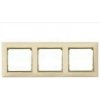VALENA Rámik 3P béžový+zlatý prúžok 774153